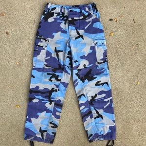 Indigo Camo Pants size xs